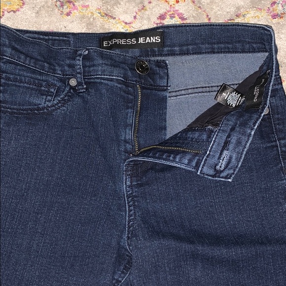 Express Jeans size 2 denim ankle legging - Picture 3 of 5